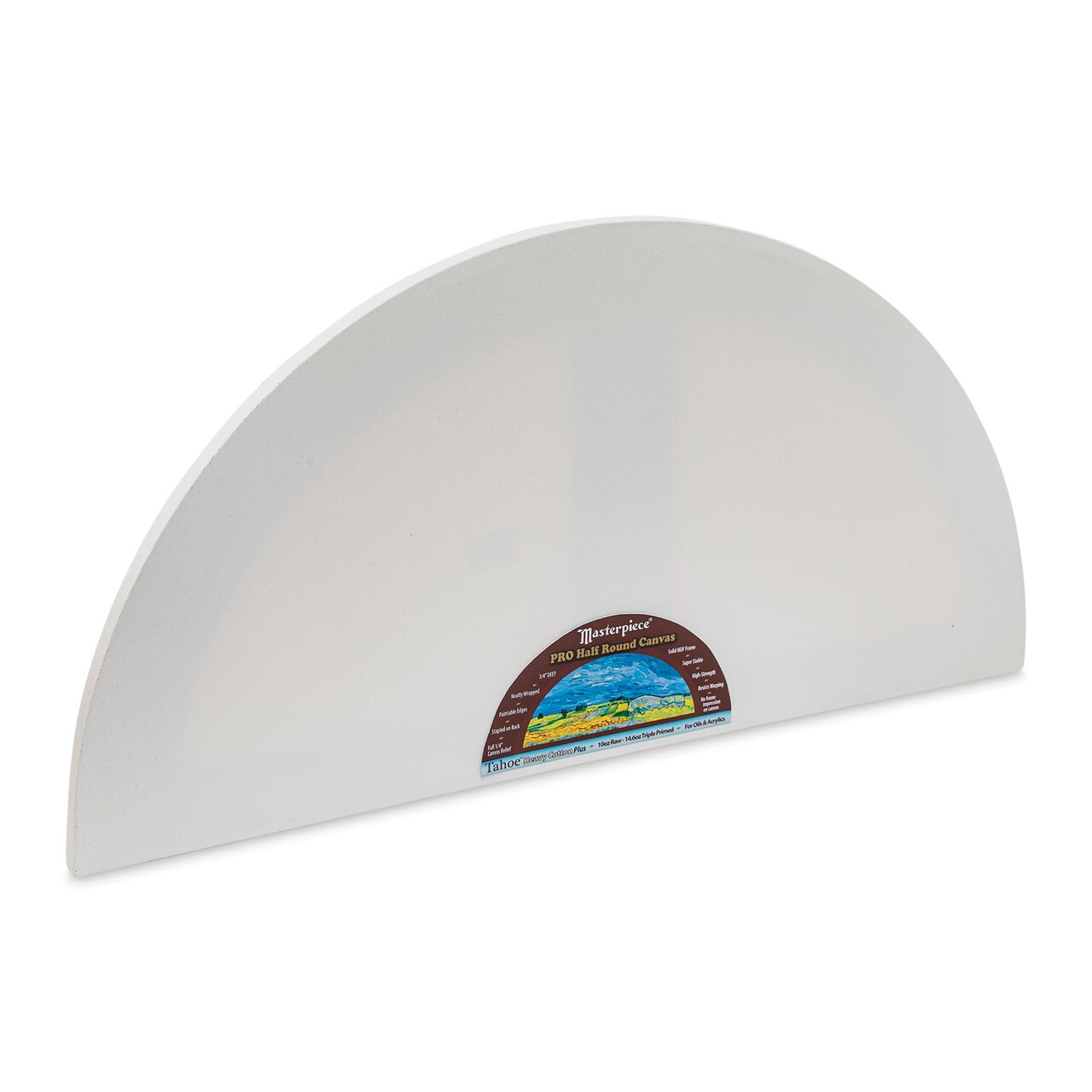 Masterpiece Tahoe Cotton Canvas Shape - Half Round, 15" x 30"